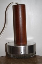 LUSTRE SUSPENSION VINTAGE 1960 SPACE AGE ACIER VERRE BOIS 1960 SCANDINAVE RAAK