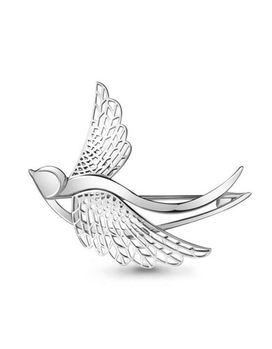 Broche est neuve argent - est,