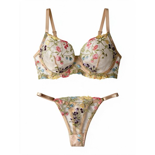 Ensemble lingerie brodee - ensemble,