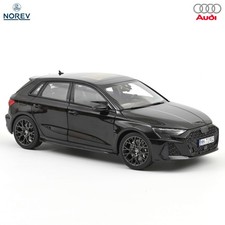 * AUDI RS 3 2025 Voiture sportive noir mythe black car - 1/18 NOREV 188388