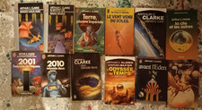 lot 12 livres ARTHUR C CLARKE 2001 2010 2061 enfants d' Icare rendez vous Rama