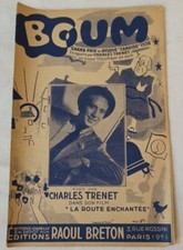 Partition Charles Trenet / Boum / 1938