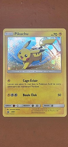 Carte pokémon pikachu sm81 - pikachu,