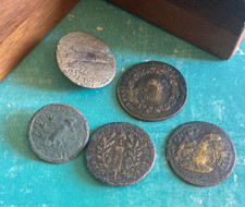 5x Anciens Boutons Napoléon