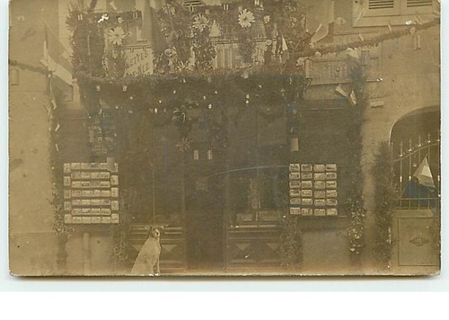 Postcard store front photo - store,