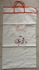 Sac à pain en tissu brodé