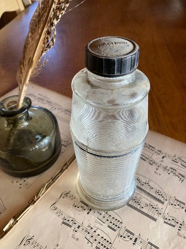 Ancienne bouteille encre - ancienne,