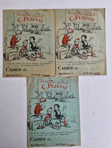 Lot protège cahiers - 3, protège-cahiers