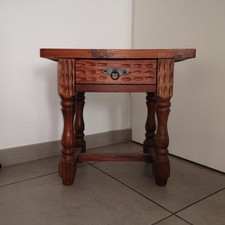 table de chevet bout de canapé brutaliste espagnol espagne vintage 1960