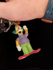 Porte-clés ancien rétro Les Simpsons collection vintage objet d’occasion rare