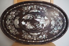 Plateau Bois Nacre Chine