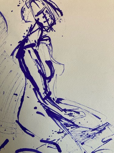 Beau dessin 1980 encre - 1980,