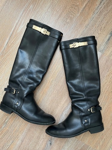 Bottes montantes cuir - montantes, en