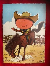 Vintage : rare carte postale Chouchou et Yéyé - années 60