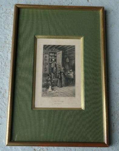 Ancienne gravure eau forte - ancienne,