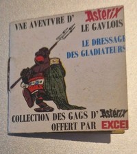 Livret Astérix : Margarine Excel : LE DRESSAGE DES GLADIATEURS - RARE - Asterix 