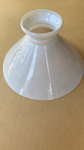 Ancien globe opaline blanche - opaline,