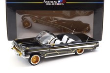 1:18 Sun Star 1961 Chevrolet Impala Lowrider Ouvert Convertible Noir/Or