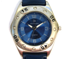 Montre Publicitaire - PNEUS DUNLOP Cadran Bleu - ne fonctionne pas, pile usée ?