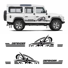 Autocollants pour voiture latéraux Boussole Explorer Land Rover Defender