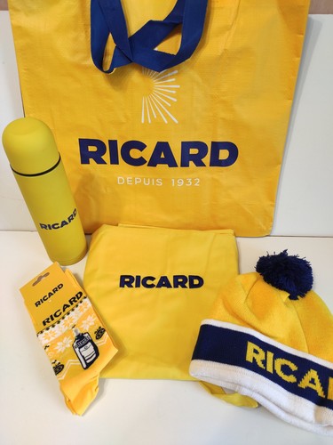Lot ricard thermos tablier - ricard,