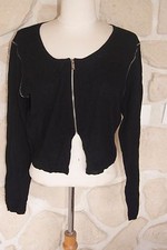 Gilet court noir neuf taille L