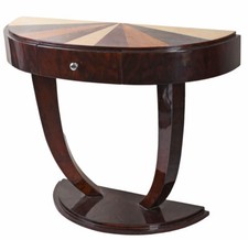 Table Console Ovale Art Déco