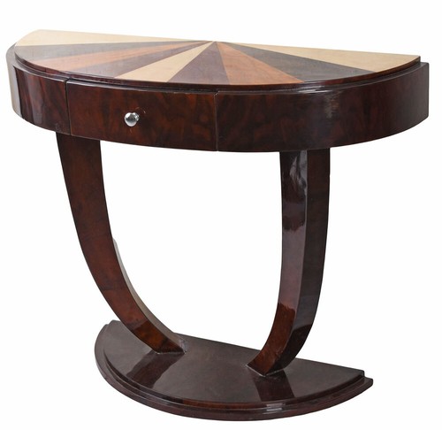 Table console ovale art - console, déco