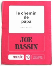 Partition vintage sheet music