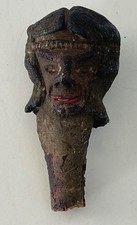 Tête de chaman amérindien chamanisme indien Amérique en bois