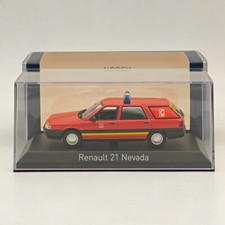 Norev 1/43 Renault 21 Nevada 1991 Pompiers Firefighters-VTULE Red Diecast Model