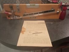 Ancien manomètre à tube incliné instrument de mesure ancien Bauart Krell