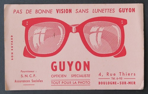 Buvard opticien pas bonne - de,