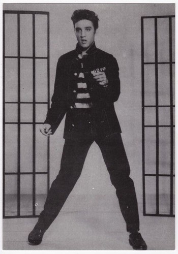 Elvis presley carte postale - elvis,
