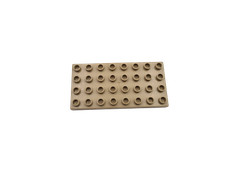 Lego® Duplo Plaque de base Plaque de construction 4x8 8x4 BEIGE FONCÉ