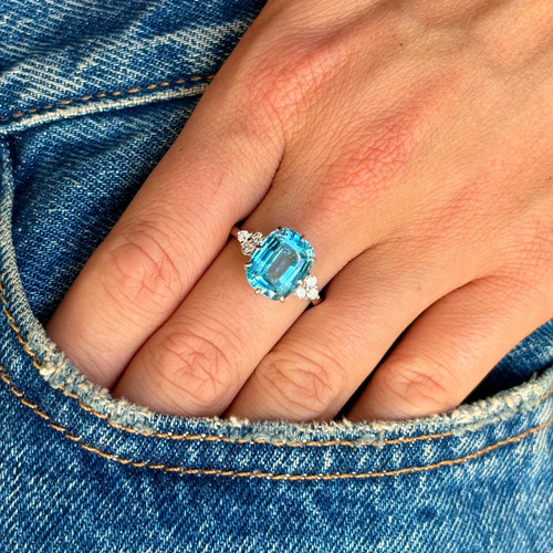 Bague fiançailles vintage - bague,