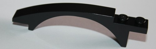 Lego black slope brick curved - slope,