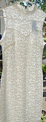 Soprano white lace sleeveless - white,