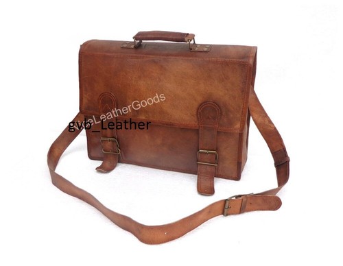 Cuir vintage sac à main - 18, "