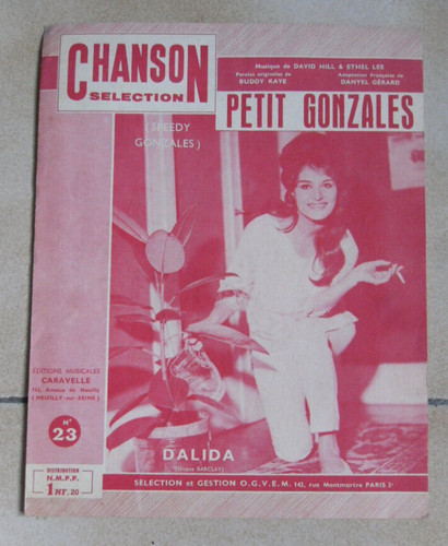 Dalida partition petit - dalida,