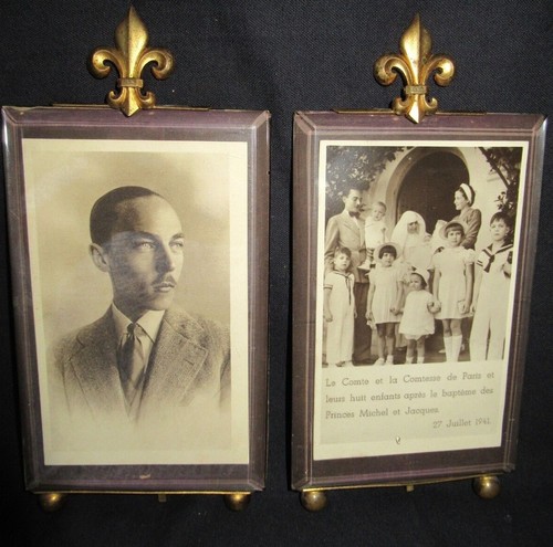 Cadre photo bronze royaliste - 2,