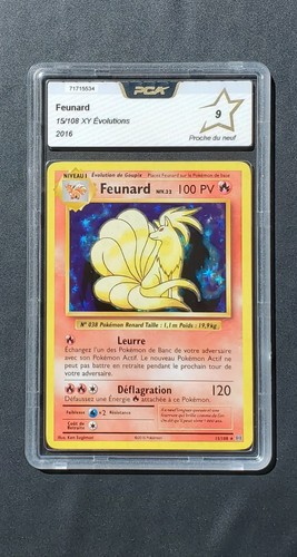 Carte pokémon feunard 108 - carte,