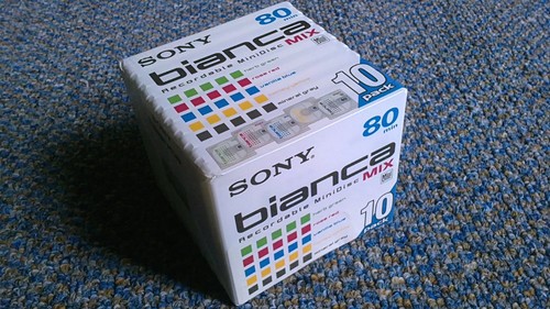 Minidisc sony bianca série - 10,