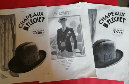Publicité presse chapeaux - publicité,