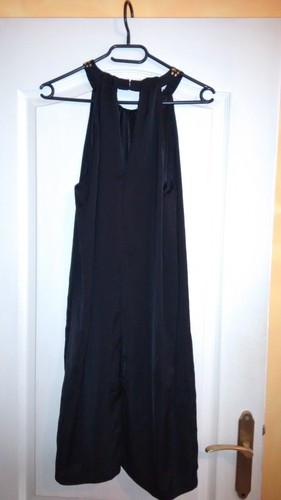 Robe courte noire - , manche