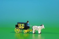 Gespannfahrzeuge Miniatur-Gespann Diligence Longueur Environ 10 CM Neuf