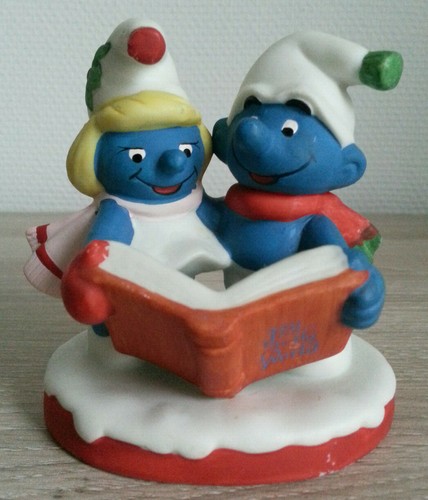 Smurf christmas collectables - smurf,