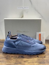 Santoni Sneaker Innova Cuir Et Tissu Casual Luxe Santoni Chaussures Homme 45