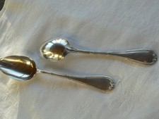 1 christofle grande cuillère model ruban croisé