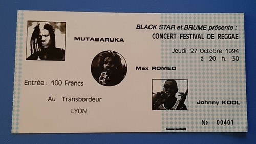 Ticket billet place concert - ticket,